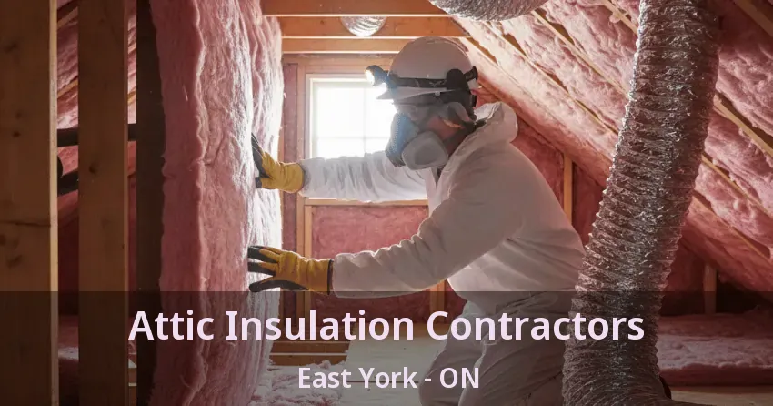 Attic Insulation Contractors East York - ON