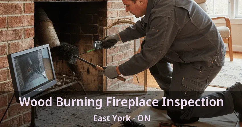 Wood Burning Fireplace Inspection East York - ON